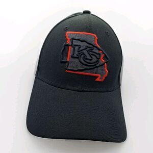 Kansas City Chiefs New Era Missouri State Flective 39THIRTY Flex Hat Black L/XL